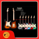Đàn Guitar Điện Strat SSS Sqoe SEST202, Rosewood Fingerboard nhiều màu