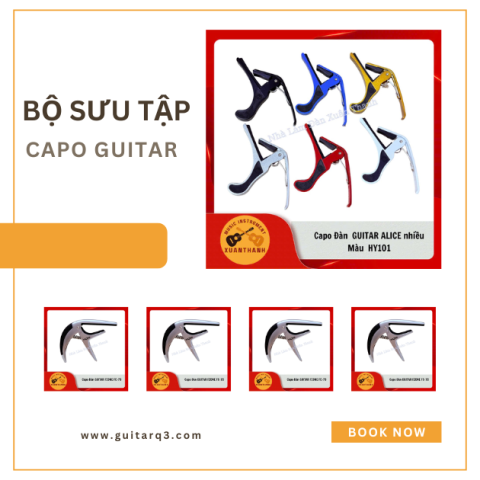 BỘ SƯU TẬP CAPO GUITAR CHÍNH HÃNG – ĐẸP, BỀN, CHUẨN ÂM 