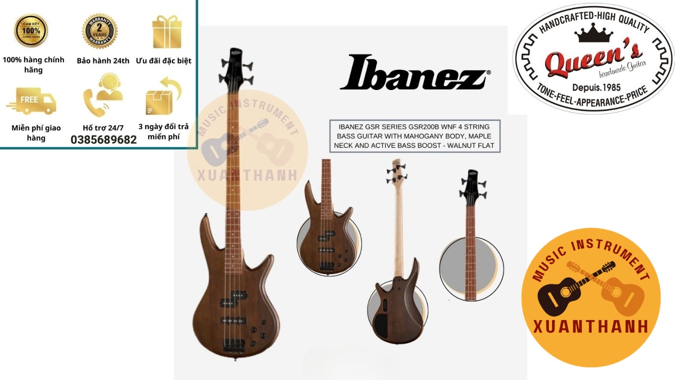 Ibanez SR GIO GSR200B - Controls