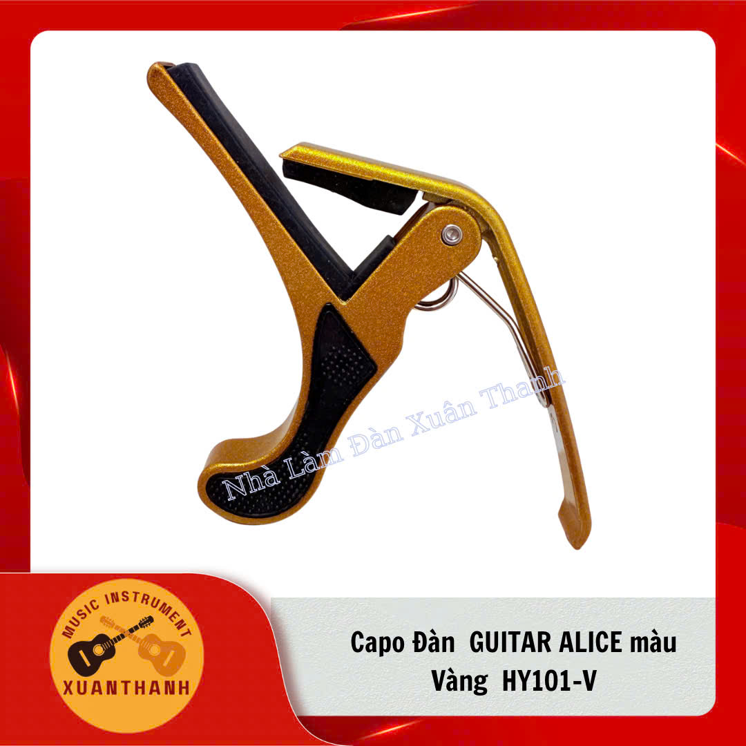 Capo Đàn GUITAR ALICE HY-101 - Vàng