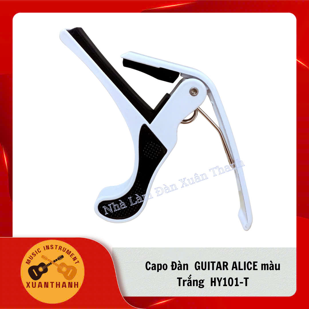 Capo Đàn GUITAR ALICE HY-101 - Trắng