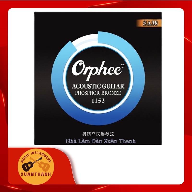 Dây Đàn Guitar Acoustic ORPHEE 1152 Phosphor Bronze SA38 Dây Sắt