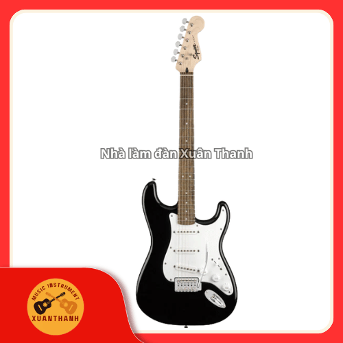 Đàn Guitar Điện Squier Stratocaster Pack SSS, Laurel Fingerboard, Black