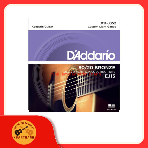 Dây Đàn Acoustic Mỹ D'addario Chính Hãng EJ13
