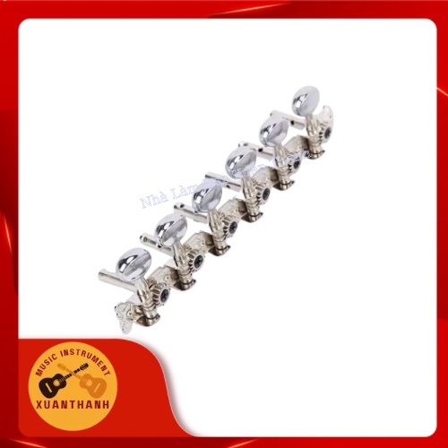 Khóa Đàn Vọng Cổ VC-612 Inox Và VC-602 Thân Kim Loại Tai Nhựa Trắng Bộ Khóa Lên Dây Đàn Vọng Cổ Phụ Kiện Thay Thế