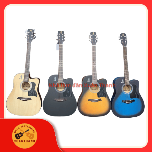 Guitar acoustic HT Music HT-89 Trắng