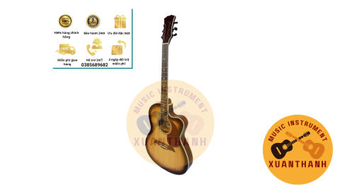 Đàn Guitar QUEEN’S AC - 104 Đóng Tại Việt Nam
