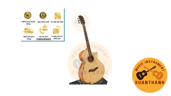 Đàn Guitar QUEEN’S AC – 205G ĐƯỢC GIA CÔNG ĐÓNG Ở VIỆT NAM