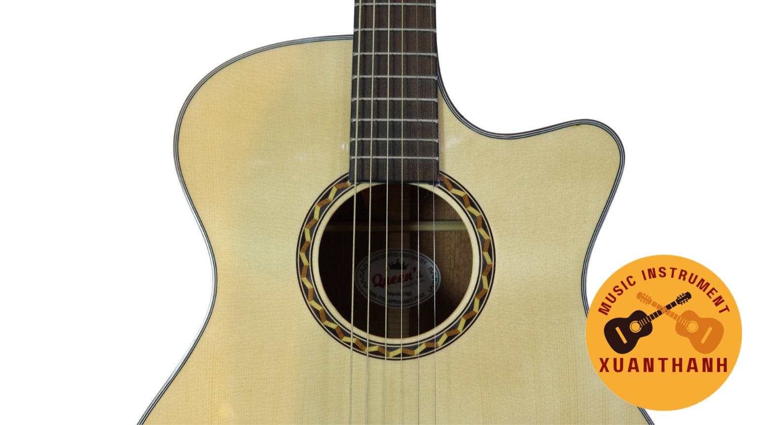 Đàn Guitar QUEEN’S C – 106F ĐƯỢC GIA CÔNG ĐÓNG Ở VIỆT NAM