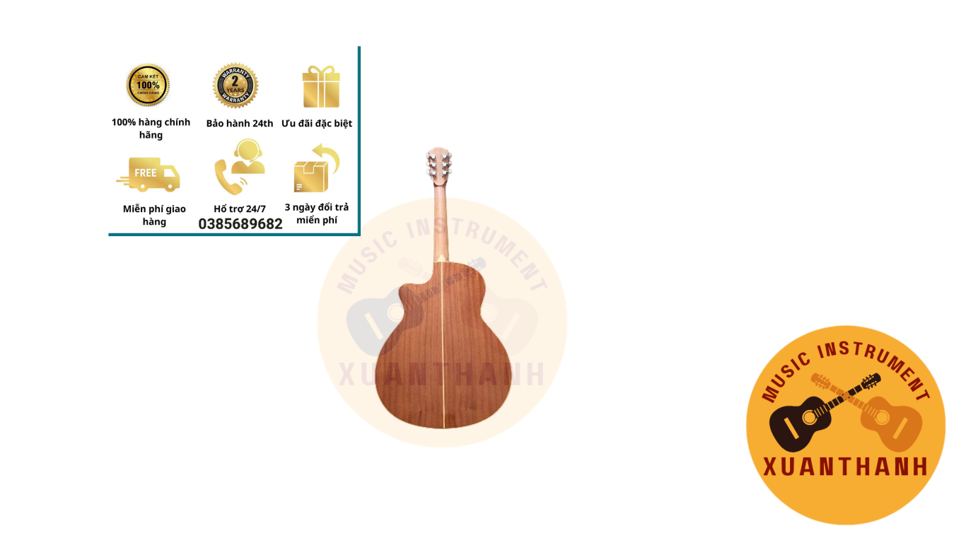 Đàn Guitar QUEEN’S AC – 302F ĐƯỢC GIA CÔNG ĐÓNG Ở VIỆT NAM