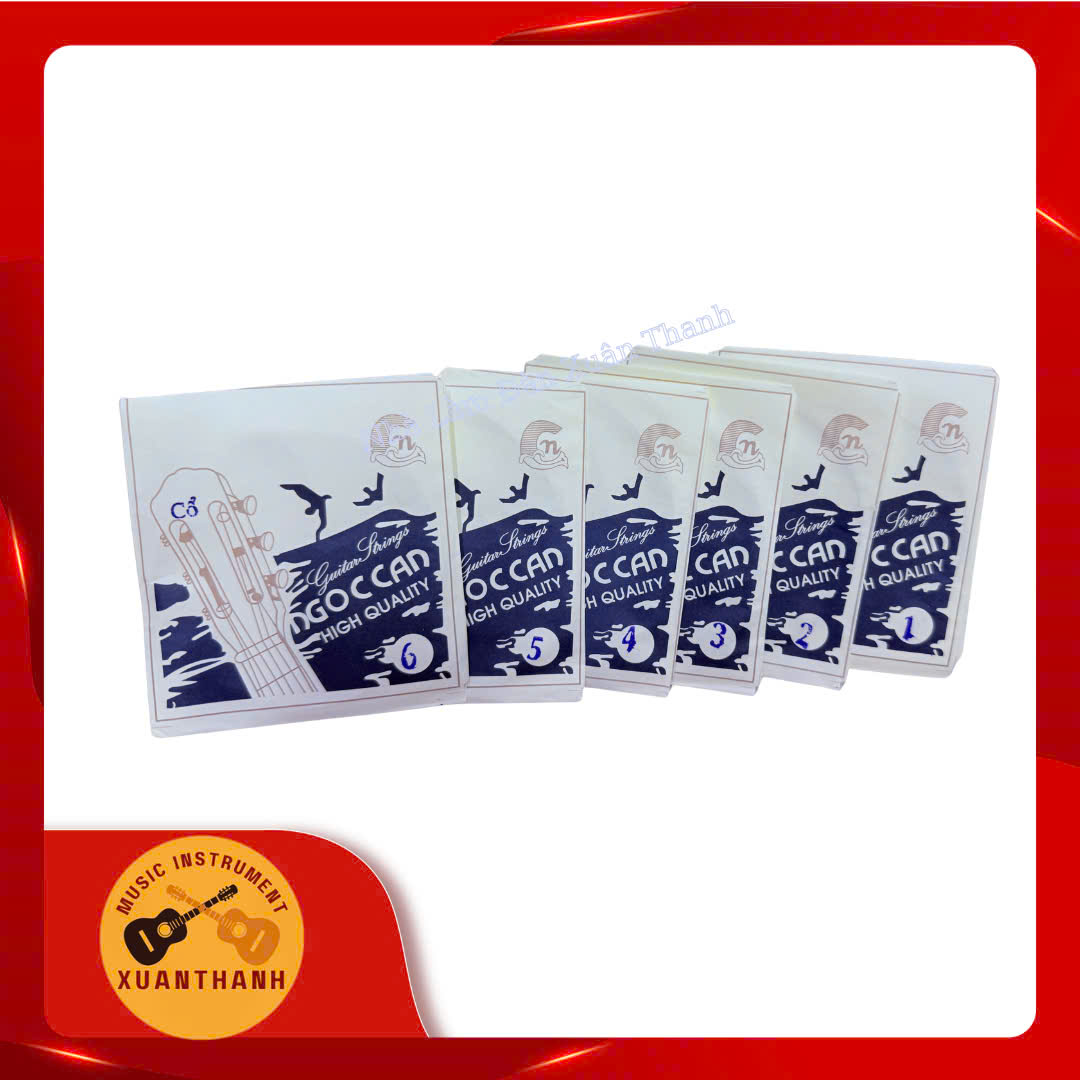 DÂY ĐÀN GUITAR VỌNG CỔ NGỌC CAN – NGUYÊN BỘ 6 DÂY